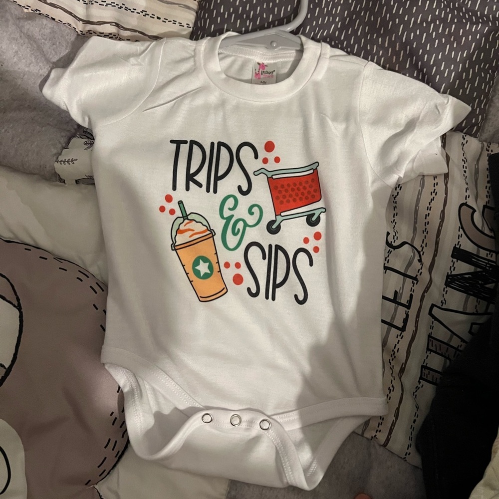 Target and Starbucks Infant Onesie